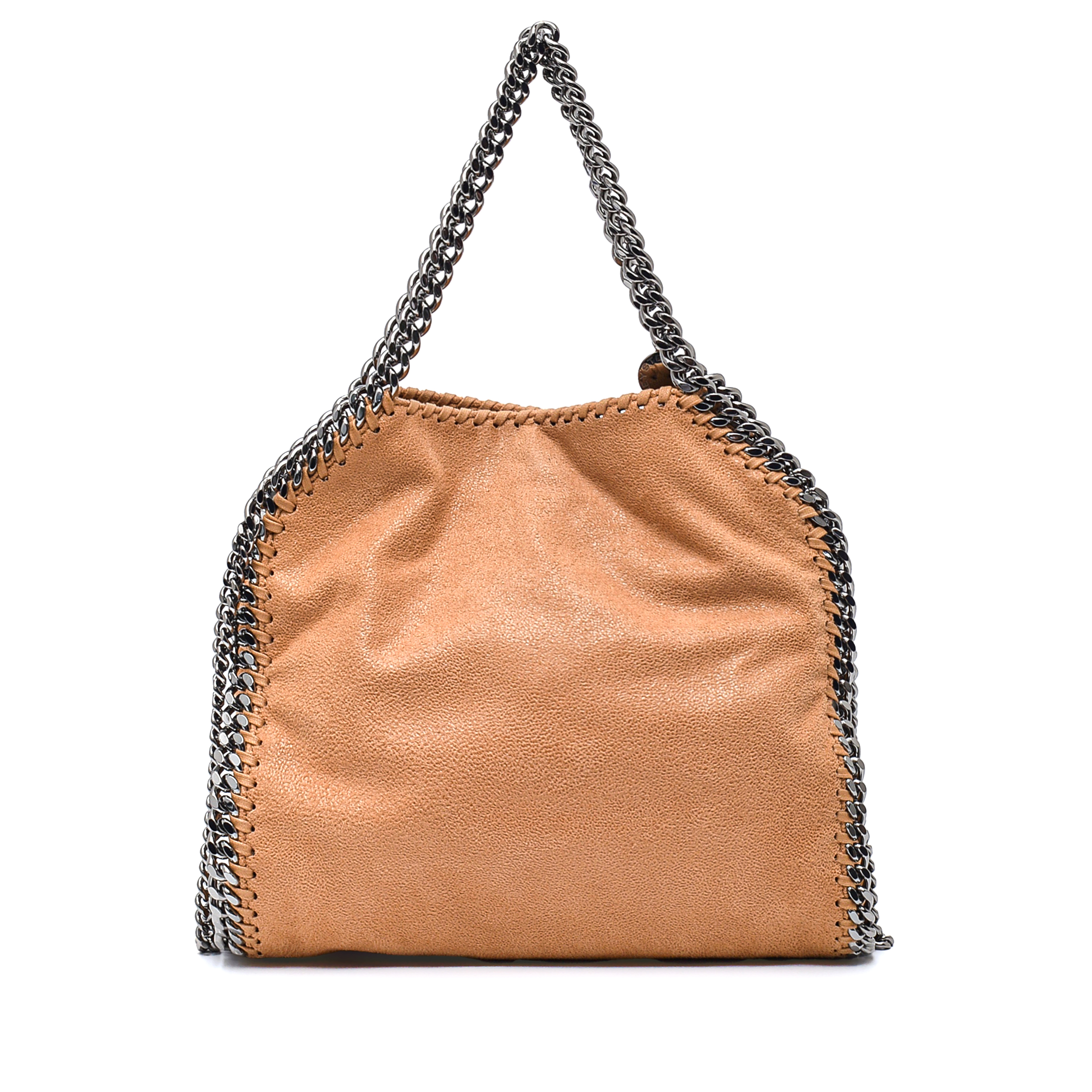 Stella Mccartney - Brown Falabella Mini Faux Leather Tiny Tote Bag